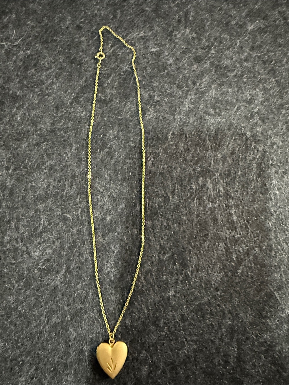 Gold Heart Locket Pendant Necklace - Women Jewelry
